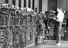 Lots of wires, but ENIAC didn't replace God